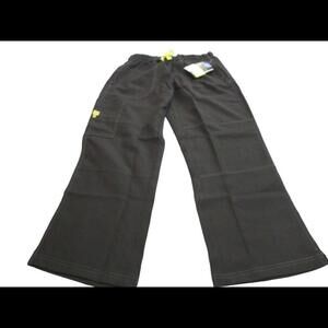 Wonder Wink Womens Petites Uniform Black Scrub Pants Nurse Work Wear Size LP​​